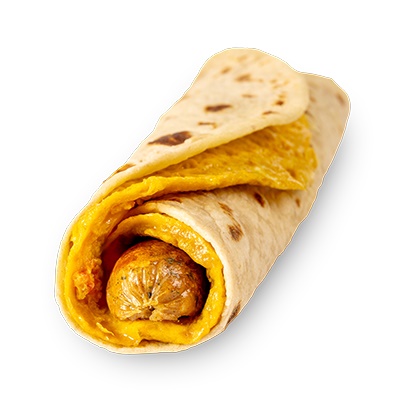 Spiced Chicken Sausage & Egg Wrap